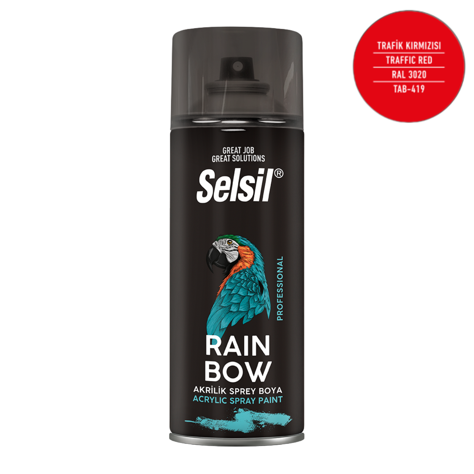 SELSİL SPREY BOYA RAL3020 TRAFİK KIRMIZI 400 ML